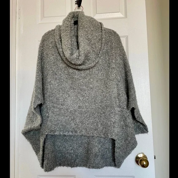 Pull&Bear Sweaters Pull Bear Grey Sweater Poncho Poshmark